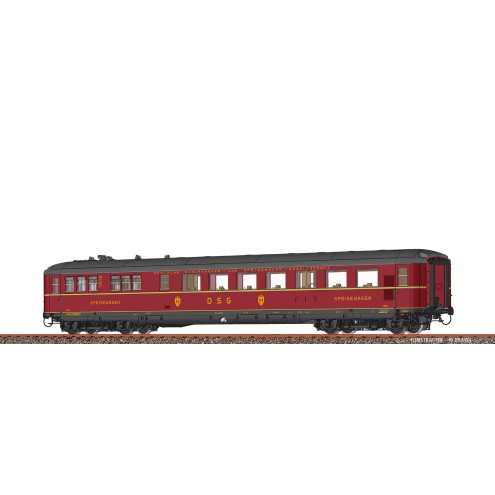 Brawa 51046 - H0 Speisewagen WR4üge DSG