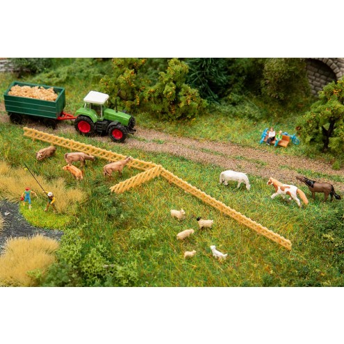 Faller 155911 - Tier-Set Kühe, Pferde, Schafe