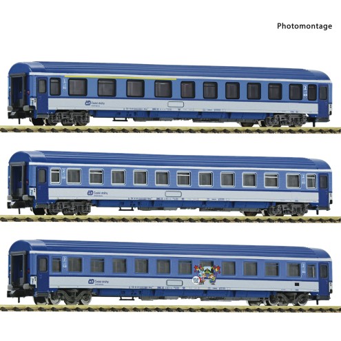 Fleischmann 6260030 - 3-tlg. Set Reisezugw. CD
