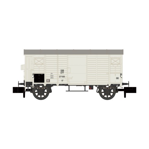 Hobbytrain H24206 - Gedeckter Güterwagen K2 SBB, Ep.III