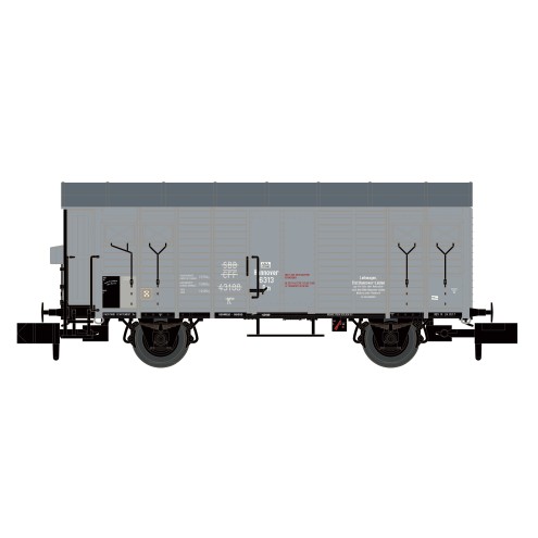 Hobbytrain H24256 - Gedeckter Güterwagen K3 KPEV, Ep.I