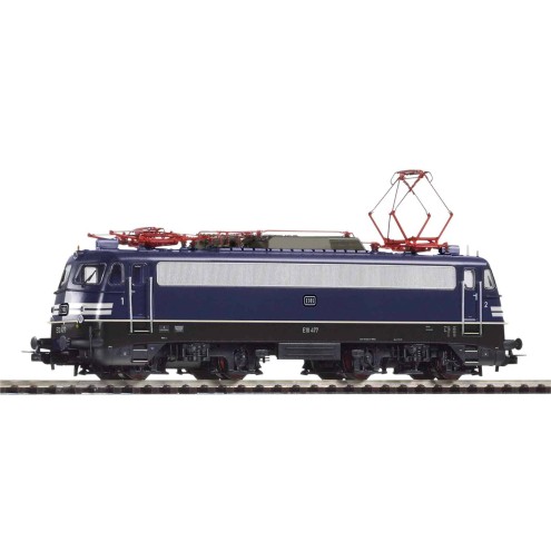 Piko 51969 - E-Lok/Sound E 10 477 m. Warnstreifen DB III + PluX22 Dec.