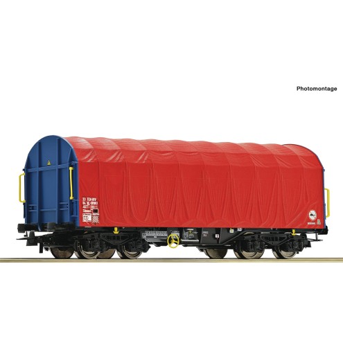 Roco 6600085 - Schiebeplanenwag. Onrail