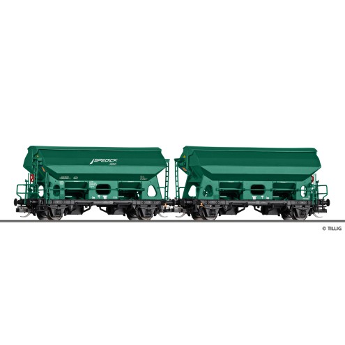 Tillig 01056 - Schwenkdachwagen-Einheit der Railco a.s. / Spedica Agro