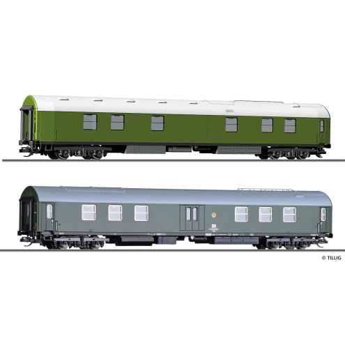 Tillig 01086 - Reisezugwagenset „Salonwagenzug 5“ der DR