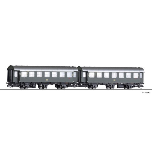 Tillig 01092 - Reisezugwagen-Paar der DB