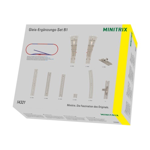 Minitrix 14321 - Gleis-Ergänzungspackung B1