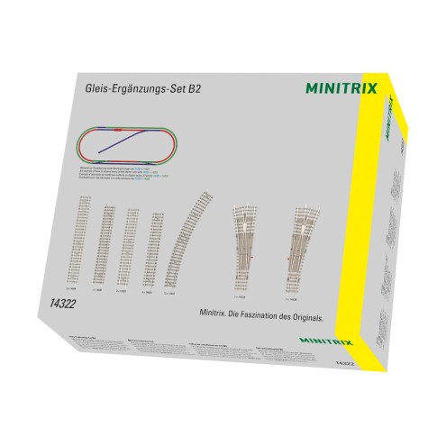 Minitrix 14322 - Gleis-Ergänzungspackung B2