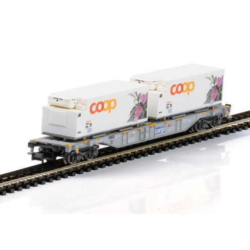 Minitrix 15494 - Containertragw.Lebensmittlt.