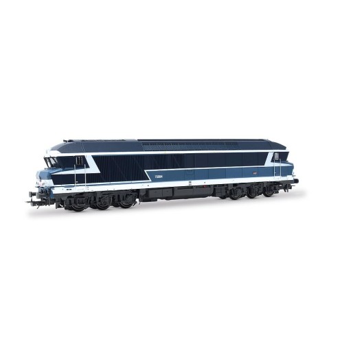Jouef HJ2622 - SNCF, 6-achs. dieselelektrische Mehrzwecklokomotive CC 72084, Blau, Carmillon-Logo