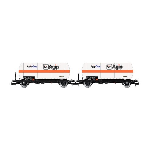 Rivarossi HR6620 - FS, 2-tlg. Set 2-achs. Gaskesselwagen