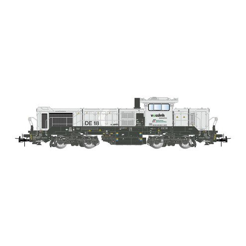 Rivarossi HR2969S - FS Mercitalia S&T, Diesellokomotive des Typs Vossloh DE 18 Hellgrau