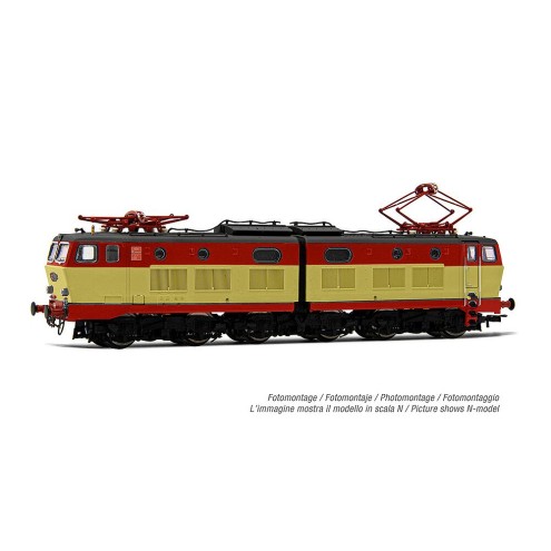 Rivarossi HR2965 - FS, schwere sechsachsige Elektrolok der Reihe E.656, 1. Serie in experimenteller TEE-Farbgebung