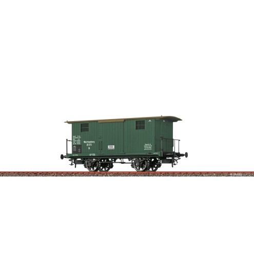 Brawa 47732 - H0 Gedeckter Güterwagen Gi "Spezialwagen für Feuergut" K.W.St.E.