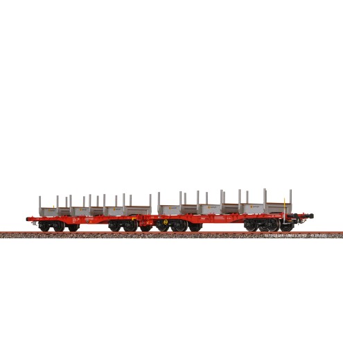 Brawa 51141 - H0 Drehgestellflachwagen Sggrrs ÖBB