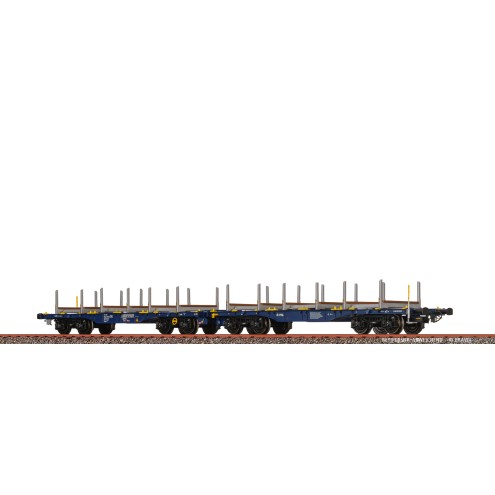 Brawa 51173 - H0 Drehgestellflachwagen Sggrrs VTG
