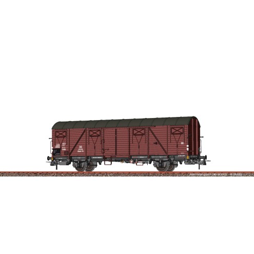 Brawa 51292 - H0 Gedeckter Güterwagen Glmehs50 DB