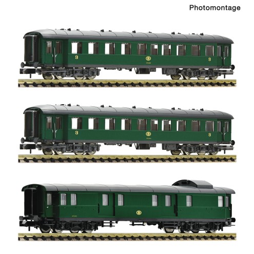 Fleischmann 6260054 - 3-tlg. Personenzug SNCB