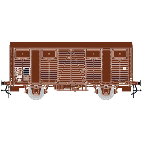 LS Models LS31301 - Ged. Güterwagen Gms OCEM SNCF, Ep.IVa