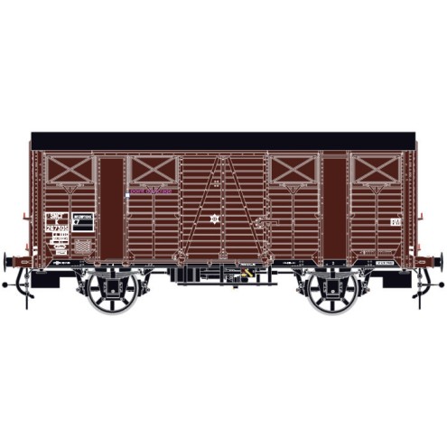 LS Models LS31308 - Ged. Güterwagen K 29 OCEM SNCF, Ep.IIIb