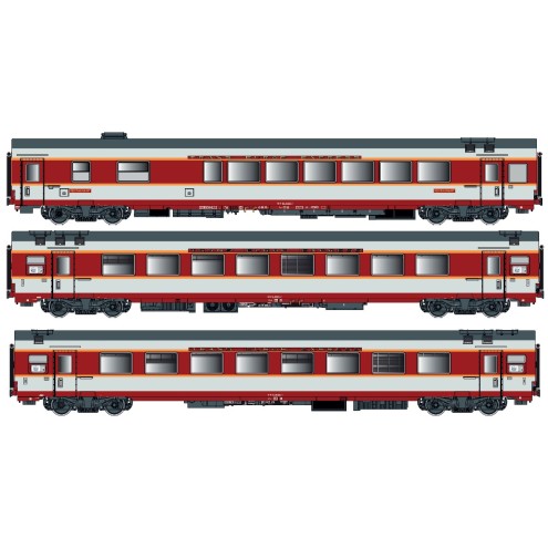 LS Models LS40805DC - 3er Set GC Personenwagen SNCF, Ep.IV, Etendard, C