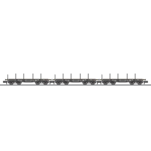 Liliput 260169 - 3-tlg. Set, 4-achs. Schwerlastwagen, SSy Köln, DRB, Ep.II