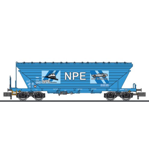 Liliput 265902 - Getreidetransportw. Uagpps, "NPE", NL, hellblau, Ep.VI
