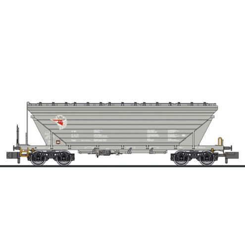 Liliput 265903 - Getreidetransportw. Uagpps, "LTB", CZ, grau, Ep.VI