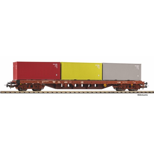 Piko 24539 - Containertragwg.SNCB V, beladen mit 3 Containern