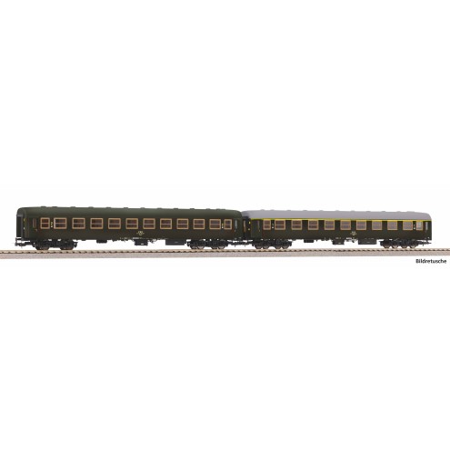 Piko 28321 - 2er Set Personenwg. 1. Kl. + 2. Kl. PKP IV