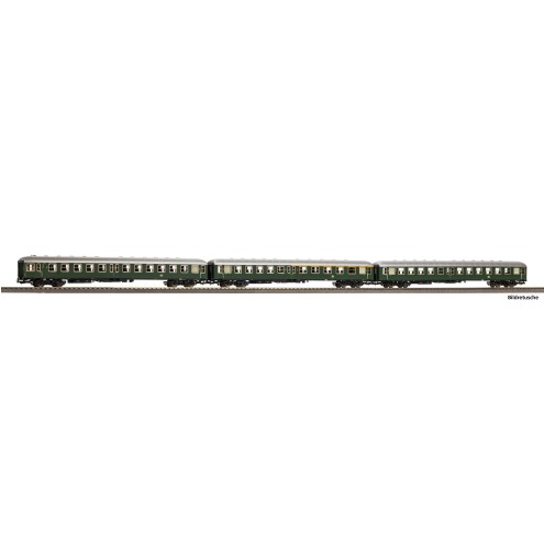 Piko 28326 - 3er Set yl-Wg. Mit Steuerwagen DB III