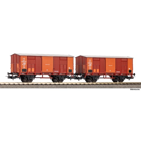 Piko 28328 - 2er Set Ged. Güterwg. FS III
