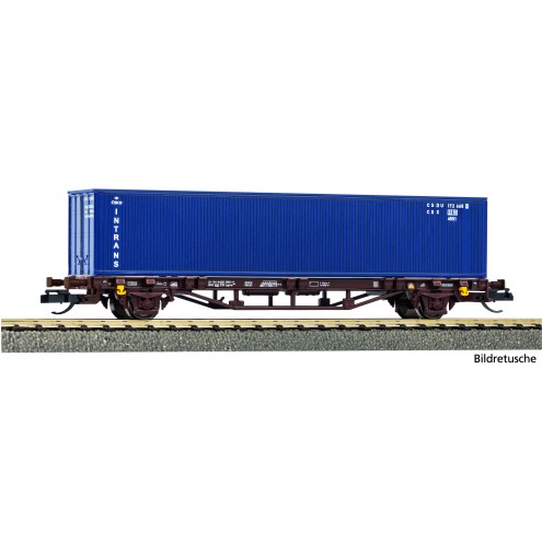 Piko 47728 - TT-Containertragwg. 1X40` Intrans CD V