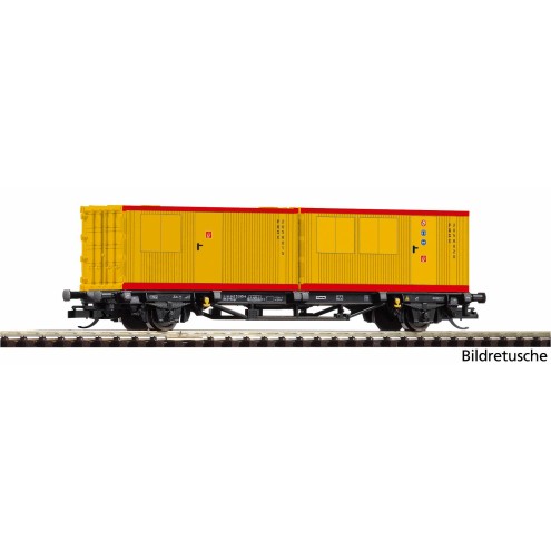 Piko 47729 - TT-Containertrgwg. 2x20` PIKO Rail Service VI