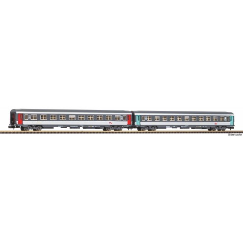 Piko 94507 - N-2er Set Abteilwg. 1.Kl.+ 2.Kl. SNCF VI
