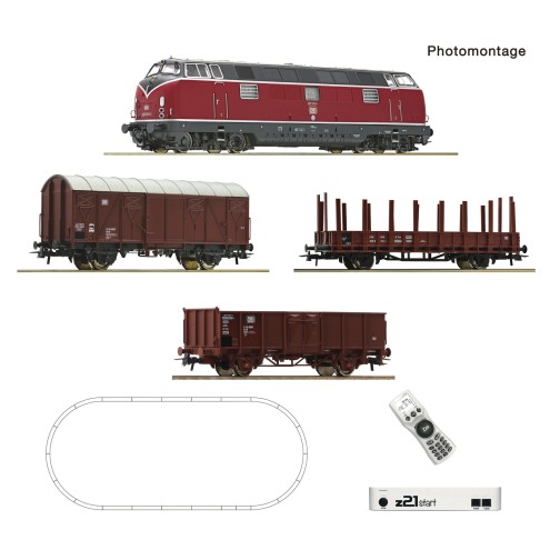 Roco 5110008 - z21 Set BR 221 + Güterzug DB