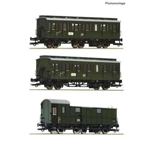 Roco 6200130 - 3er Set Nebenbahnzug DR #1