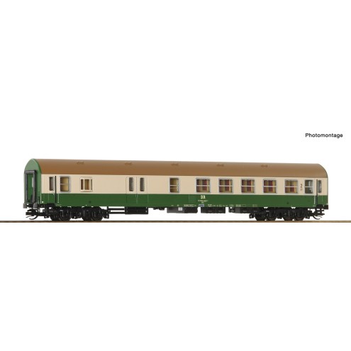 Roco 6280035 - 2. Kl.+Gepäckabteil Personenwagen Y/B 70 DR „Spur TT“