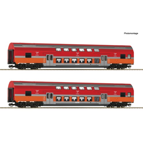 Roco 6280047 - 2er Set Doppelstock Polregio „Spur TT“