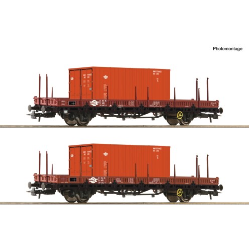 Roco 6600076 - 2er Set Rungenwag. MAV
