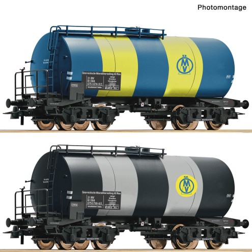 Roco 6600163 - 2er Set Kesselwag. OEBB/OEMV