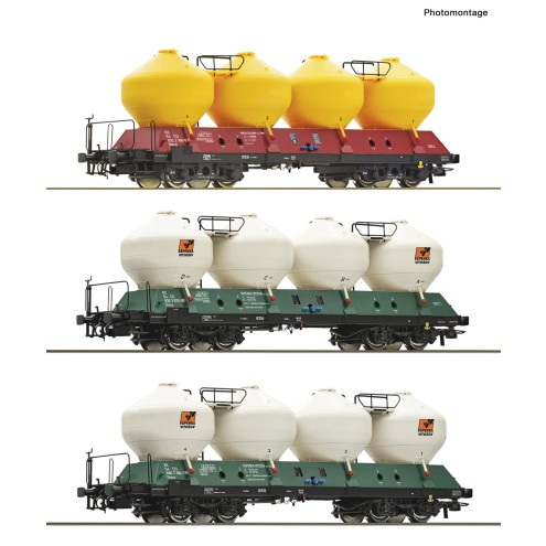Roco 6600180 - 3er Set Silowag. Raj