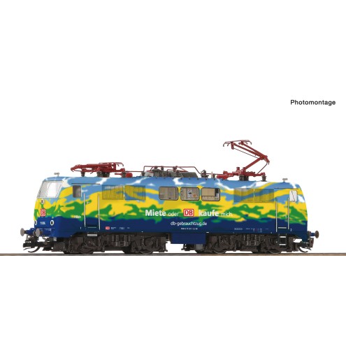 Roco 7590034 - E-Lok BR 111 DB AG "Miete mich" DC-Snd. „Spur TT“