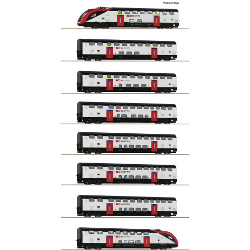 Roco 7710007 - 8er Set Triebzug RABe 502 SBB