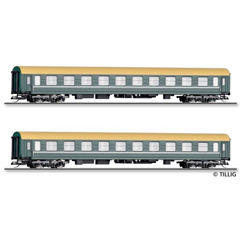 Tillig 01096 - Reisezugwagenset „Filmzug“ der DB AG