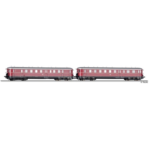 Tillig 02856 - Triebwagen mit Steuerwagen der DB