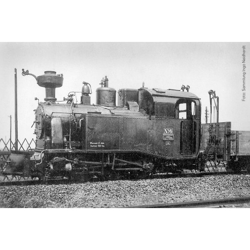 Bemo H0e 1013816 - K.Sä.Sts.B. No. 6 schwarz, sä. I K, Fertigmodell