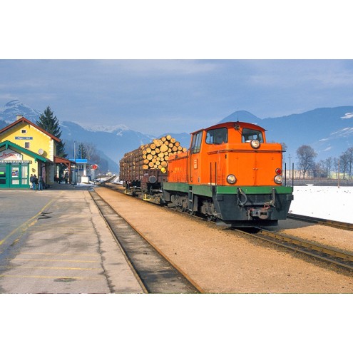 Bemo H0e 1121903 - StLB VL 23 Diesellok orange, Sound