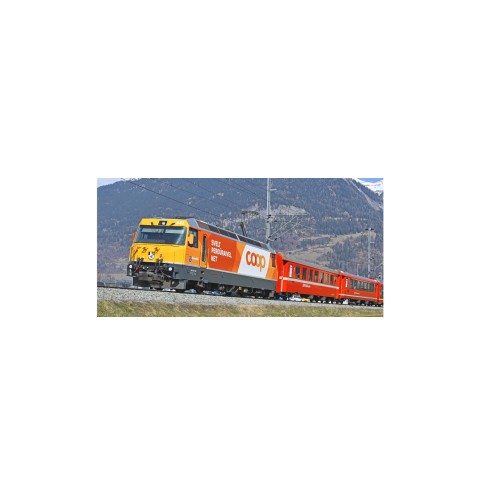 Bemo 1659181 - RhB Ge 4/4 III 641 Werbelok "Coop" 2L-GS/DC