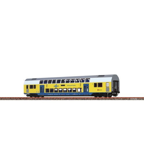 Brawa 44595 - H0 Doppelstock-Mittelwagen 2. Kl. Metronom (RE 3 Hamburg Hbf)